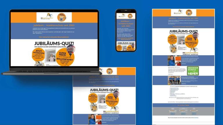 Newsletter-Marketing für Anbieter von Lösungen für Insektenschutz